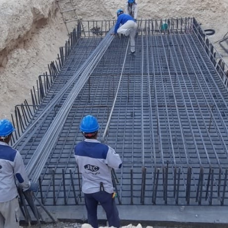 اجرای عملیات آرماتوربندی